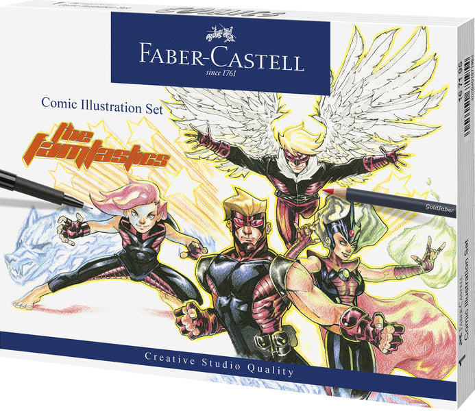 Faber Castell FC-167195 Signestick Faber-Castell Pitt Artist Pen Comic Illustration Set