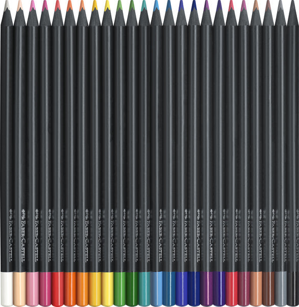 Faber Castell Faber Castell FC-116424 Colored pencils Black Edition in pouch 24 pieces