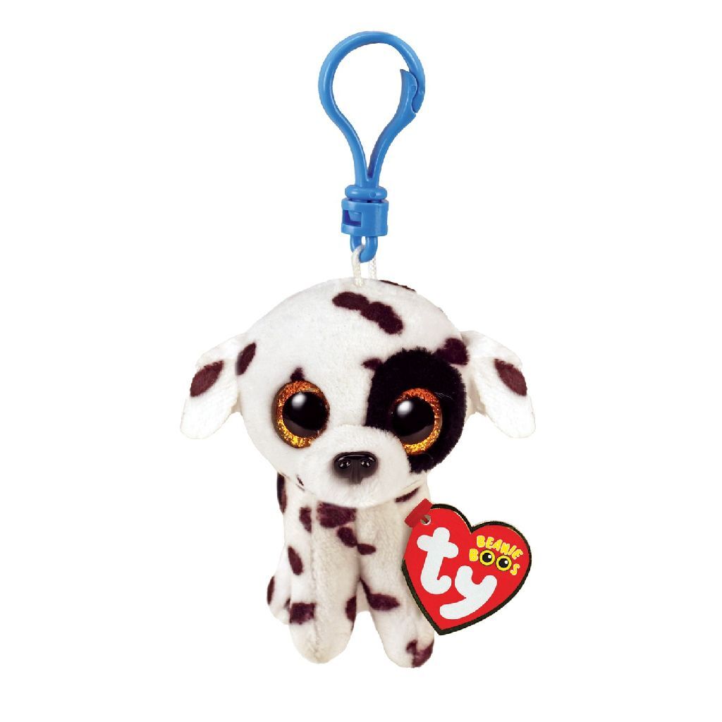 Ty Beanie Boos Clip Luther Dalmatian, 7 cm