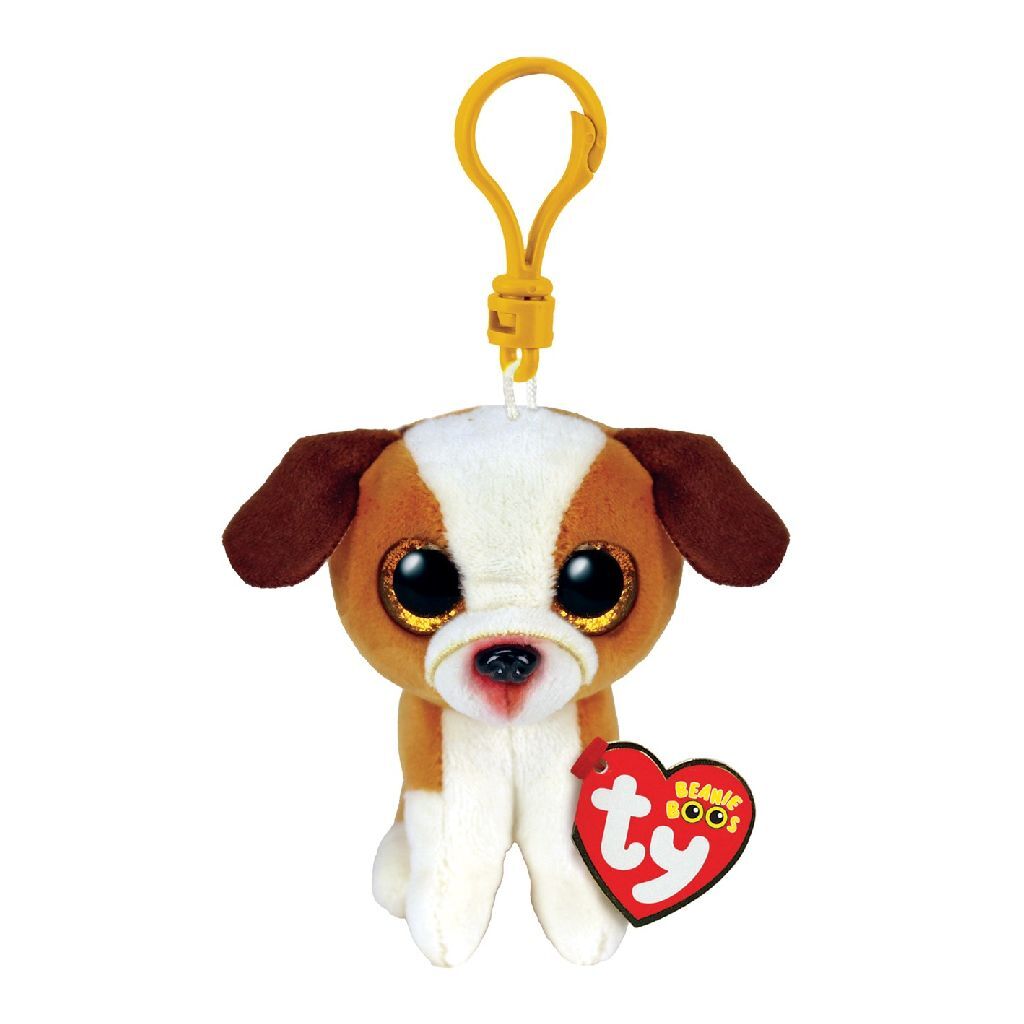 Ty Beanie Boo's Clip Hugo Bulldog, 7cm