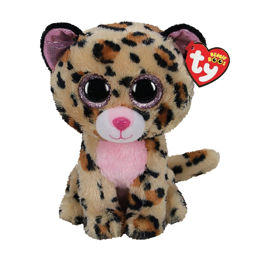 Ty Beanie Buddy Livvie Leopard, 24 cm