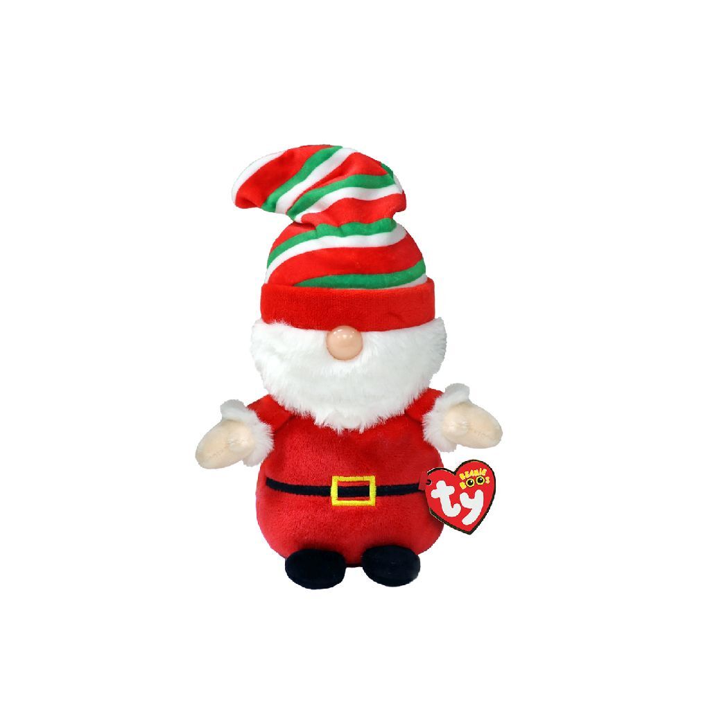 Ty Beanie Boos Weihnachtsgnom Gnewman Santa, 15 cm