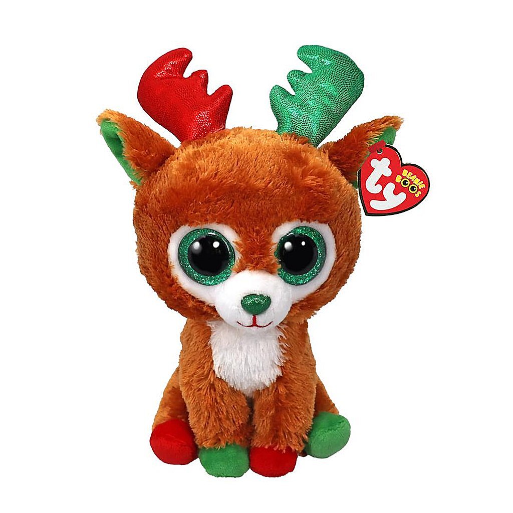 Ty ty beanie boos knuffel rendier tinseltoes 15 cm