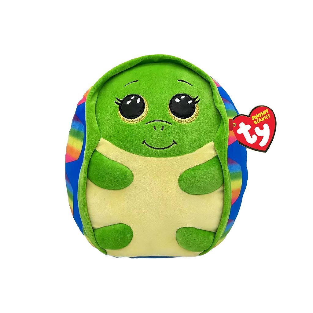 Ty Squishy Beanies Cuddle Cushion Turtle træk 20 cm