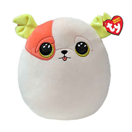 Ty squishy beanies knuffelkussen hond patch 20 cm