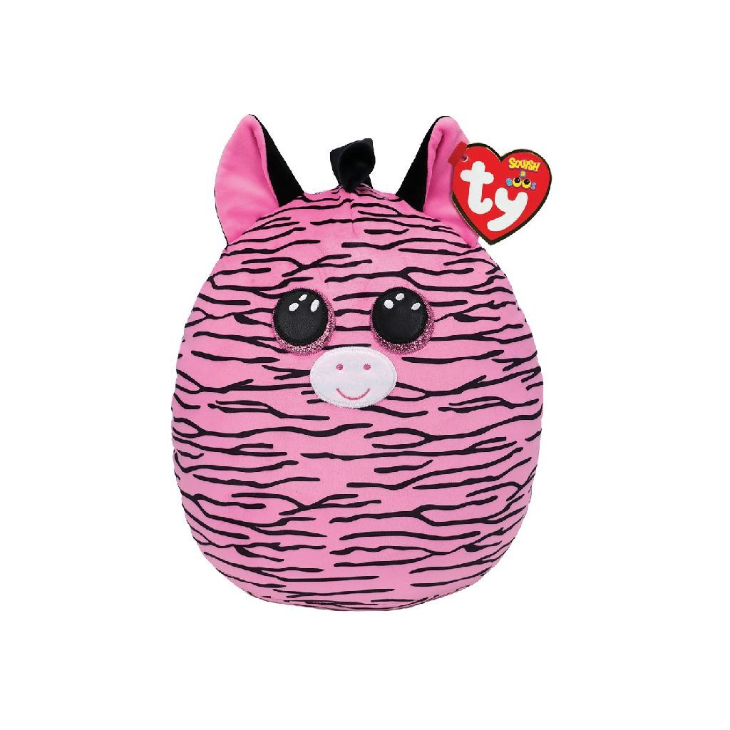 Ty beanie ty squish a boo zoey zebra, 20 cm