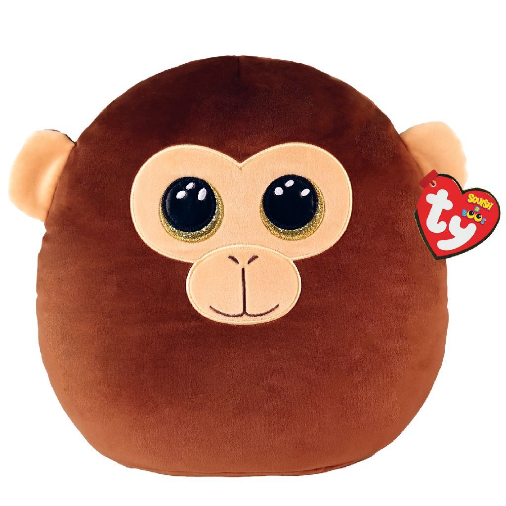Ty squish a boo knuffelkussen aap dunston 31x23x31 cm