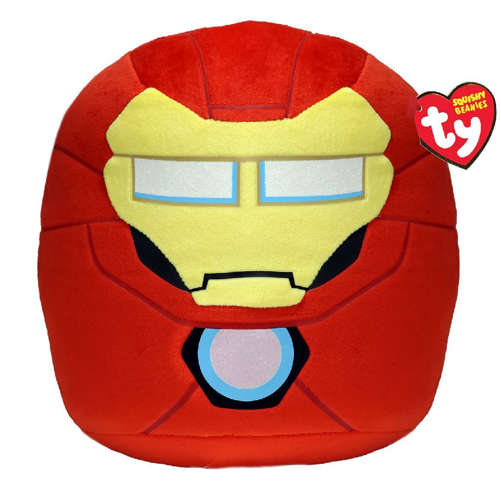 Ty Beanie Iron Man squish un boo, 31 cm