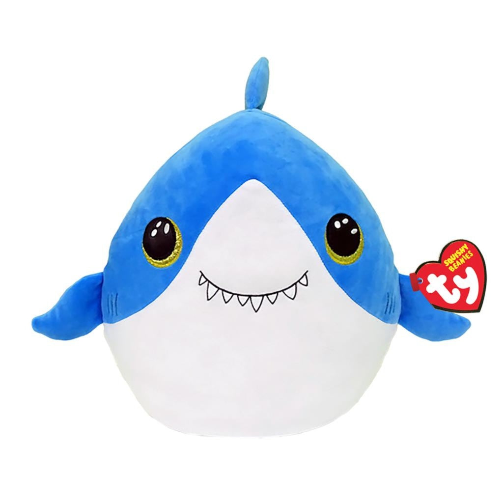 Ty beanie ty squish uno squalo finsley boo, 31 cm