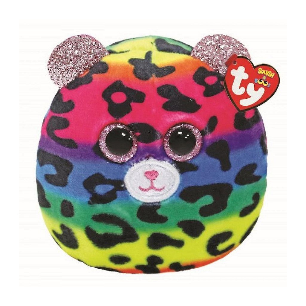 Ty Squish ein Boo -Kuschelkissen -Leoparden -Punkt 8 cm