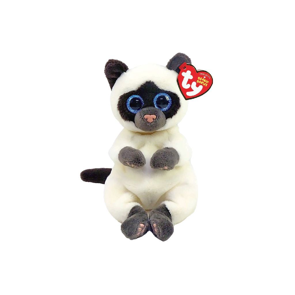 Ty Beanie Babies Bellies Miso Siaames Cat, 15 cm