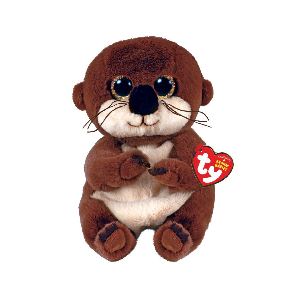 Ty Beanie Babies abbraccia la lontra Mitch 15 cm