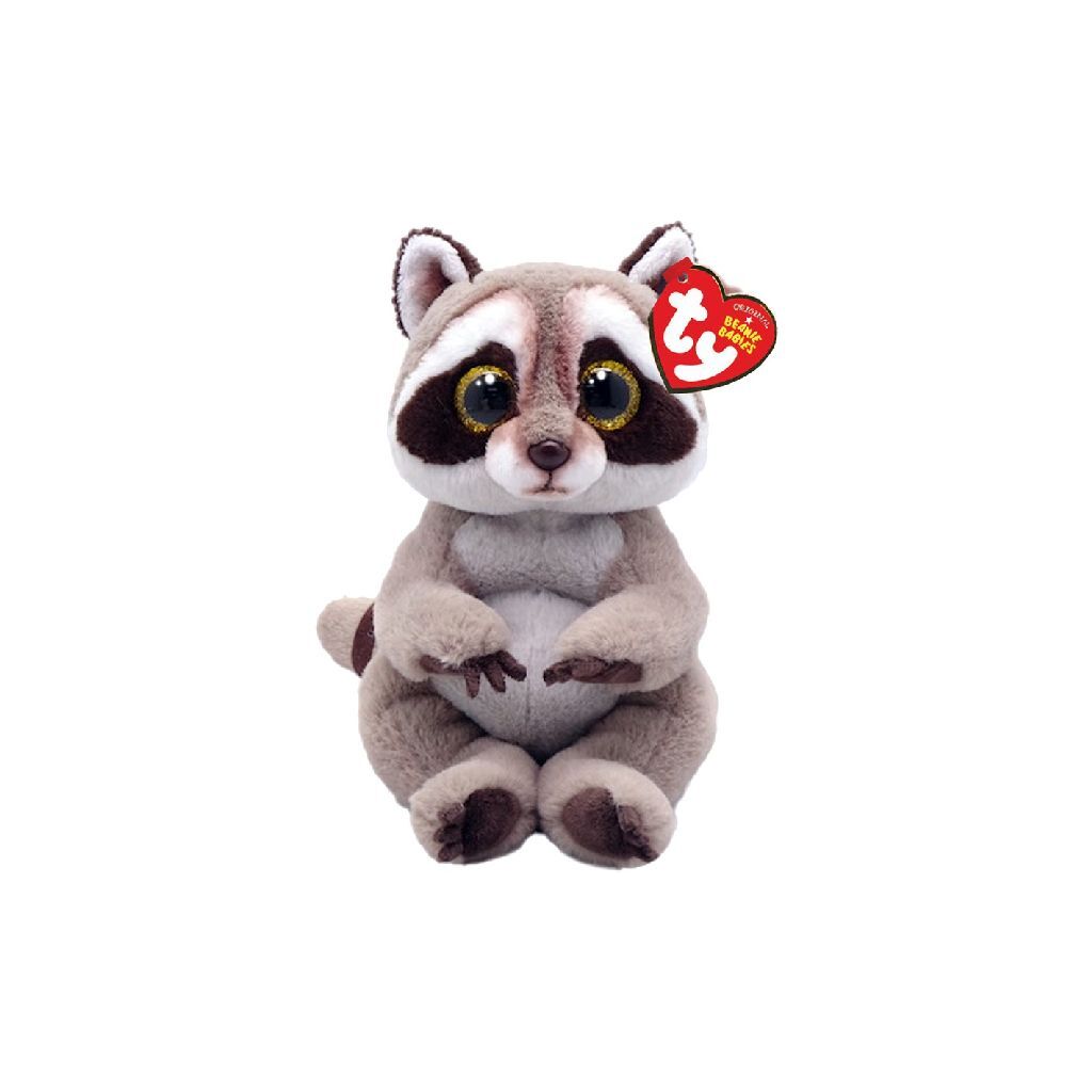 Ty Beanie Babys Belllies Petey Raccoon, 15 cm