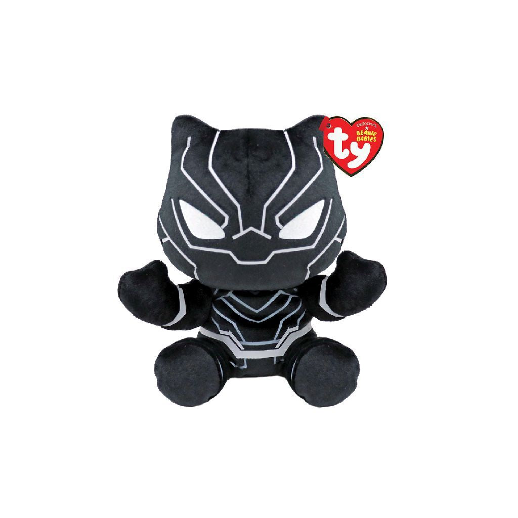 Ty Beanie Puppelcher Marvel Hug Black Panther 15 cm