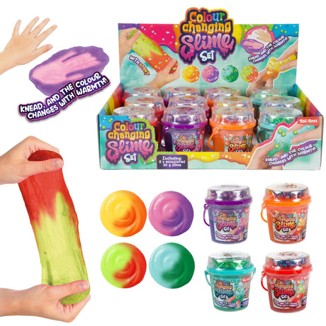 Toi-toys slime slijmset s met geur -color change- +acc 4ass