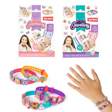 Toi-toys jewellery armbanden maken -2st met stickers 2ass