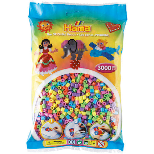 Hama String Bead Mix Pastell (2010), 3000ten.