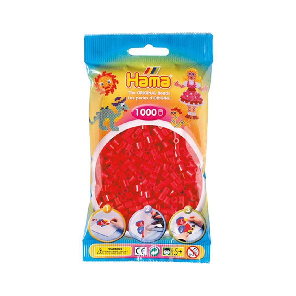 Hama Iron Beads Red 1000 piezas