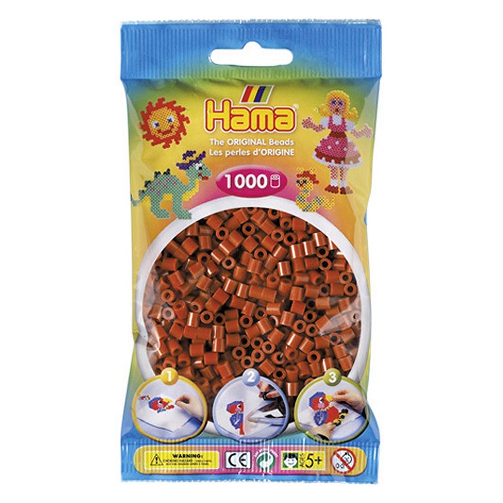 Hama Iron Beads Brown 1000 pièces