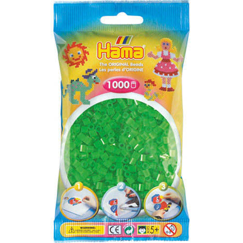 HAMA Iron Perles 1000 pièces Néon vert