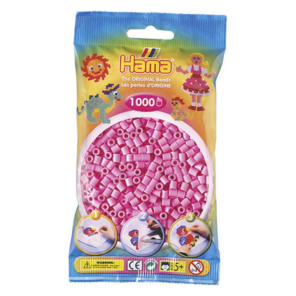 Hama Iron Beads Pink 1000 Piezas