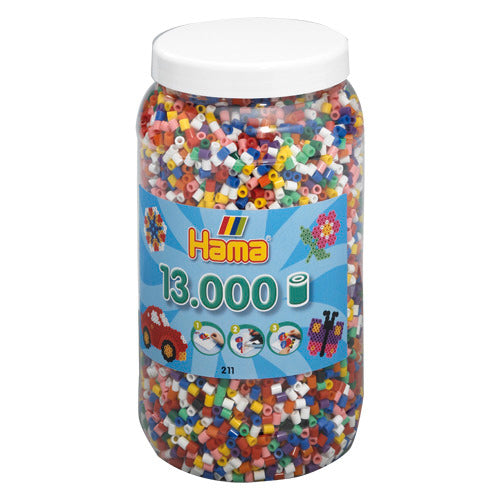 HAMA IRON BEADS IN POT MIX STANDARD (00), 13 000: e.