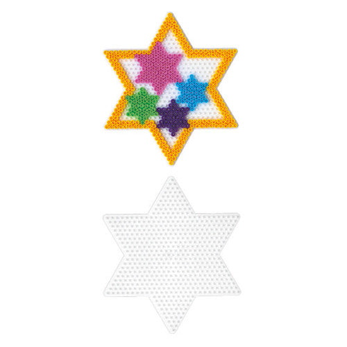 Hama iron bead board - star large