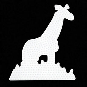 Hama strijkkralen grondplaat giraffe wit