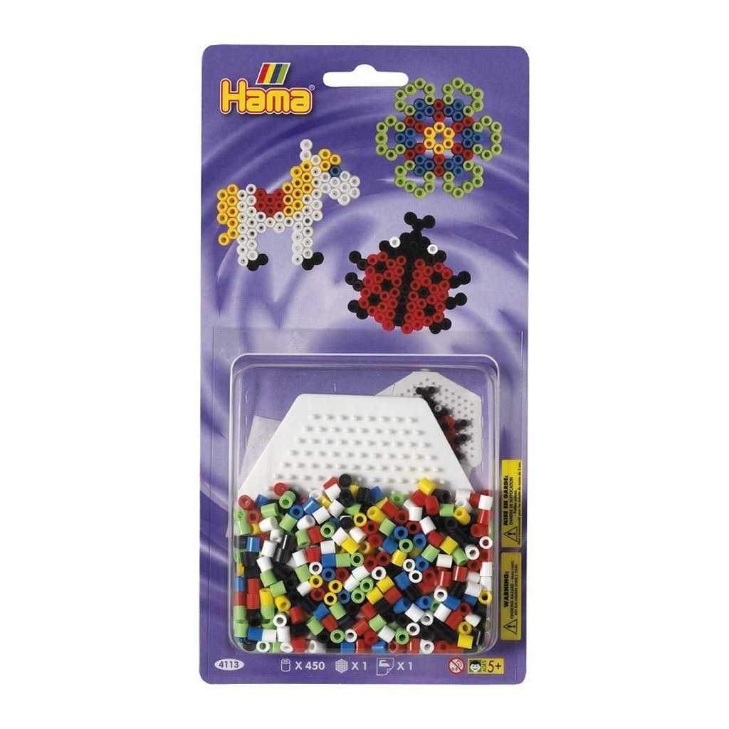 Hama String perles String perles Horse Ladybug Flower 450 stykker