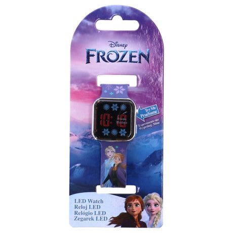 Disney frozen led horloge paars