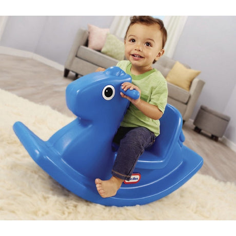 Little tikes rocking horse 42.6x29x85.5 cm blauw