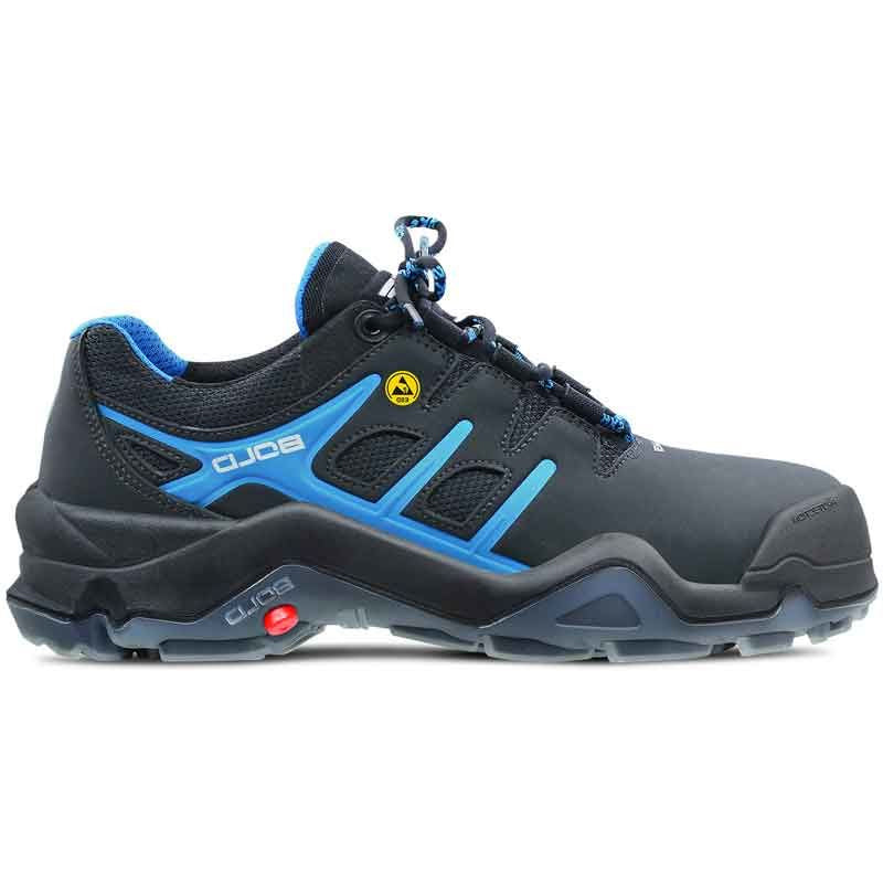 Hks werkschoen targa 2 vtp metaalvrij laag s3 esd | zwart blauw | maat 44 - 00.162.094.44