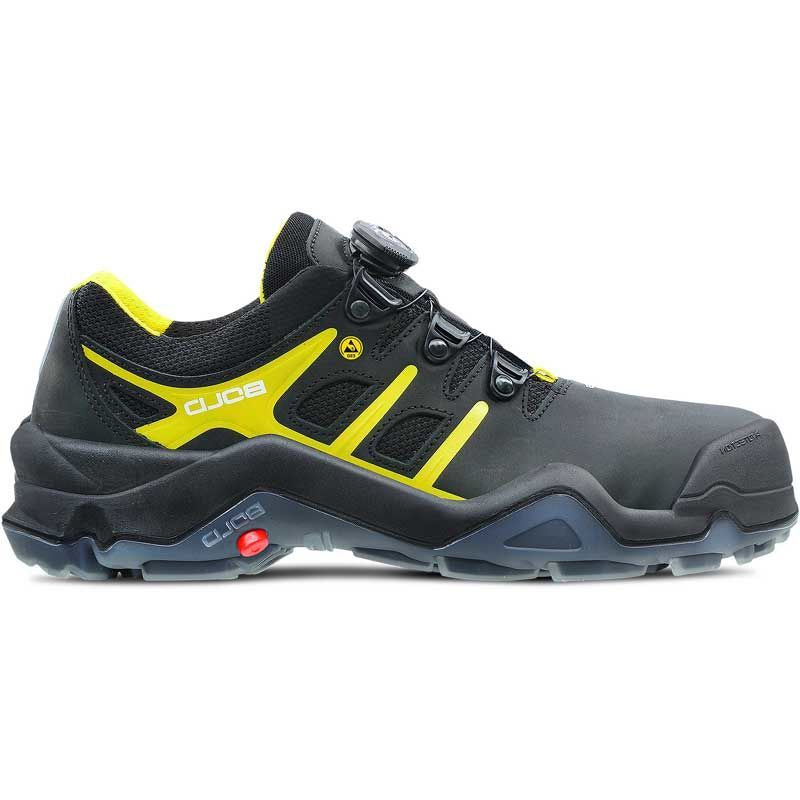 Hks werkschoen targa 8 btp boa laag s3 esd | zwart geel | maat 42 - 00.162.097.42