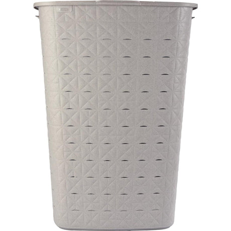 Curver softex wasbox met deksel taupe