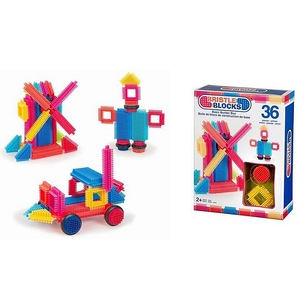 Bristle Blocks Box with 36 pieces