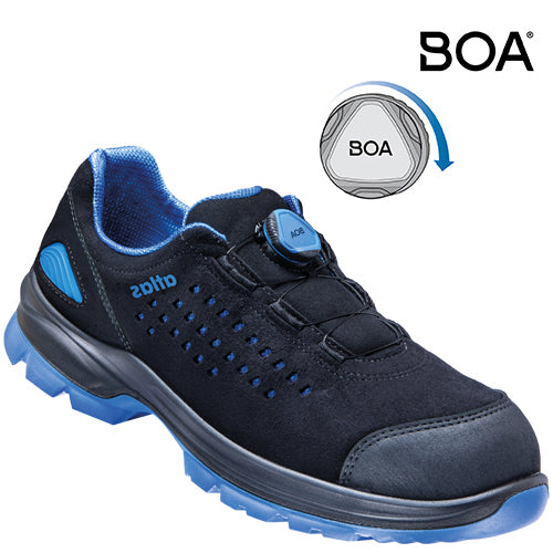 Atlas werkschoen sl 940 2.0 boa laag s1 w12 | zwart blauw | maat 41 - 00.012.240.41
