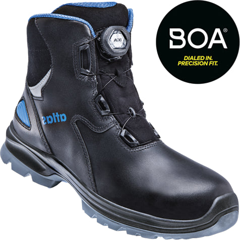 Atlas werkschoen sl 9845 xp 2.0 boa hoog s3 w12 | zwart blauw | maat 47 - 00.012.242.47