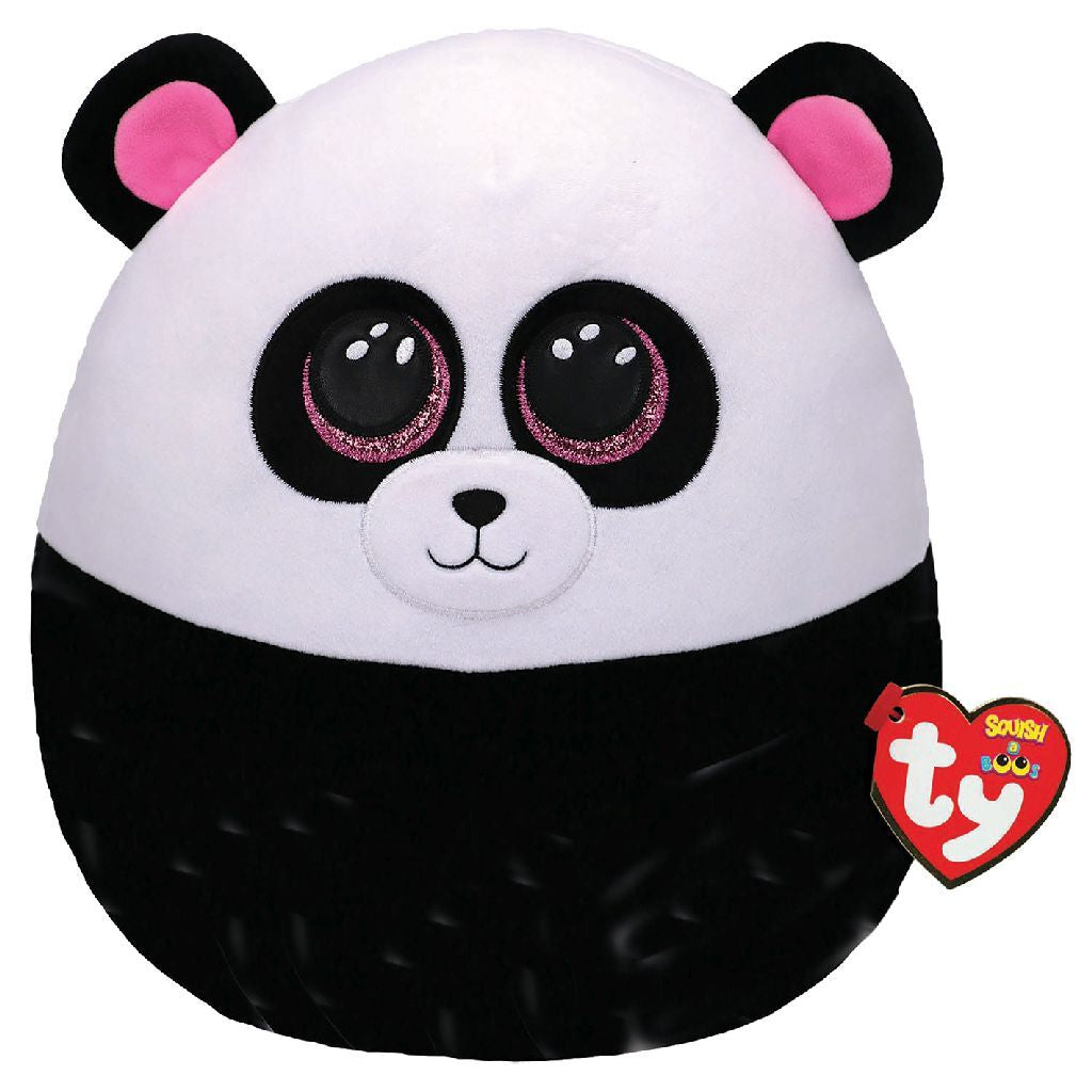 Ty squish en arg panda kuddly kudde bambu 31 cm