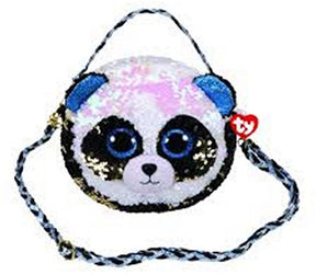 Ty schoudertas bamboo panda. 17x4x14 cm. | 3 stuks