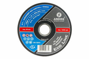 Andre metalen schild 125 x 1,0mm metaal inox eco line