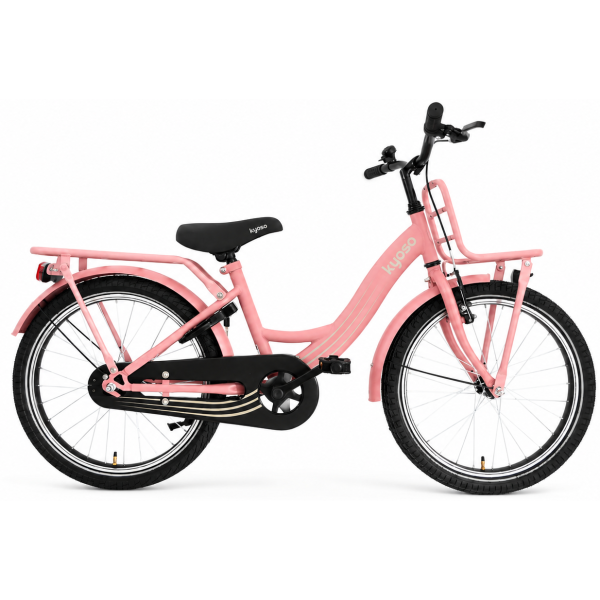 Kyoso kinderfiets blossom mauve 20 inch met remnaaf - mat roze