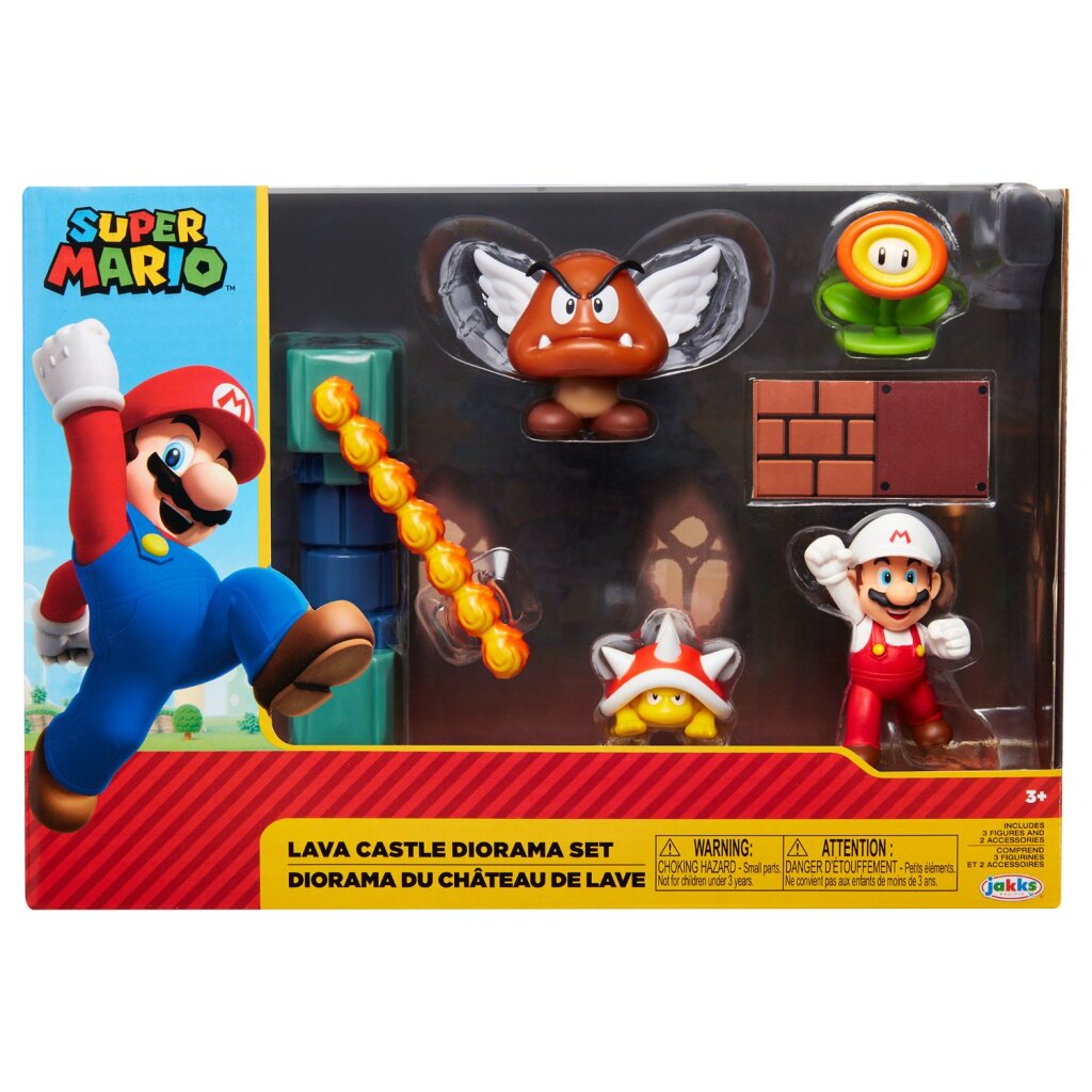 JAKKS SUPER MARIO Lava Castle Play set