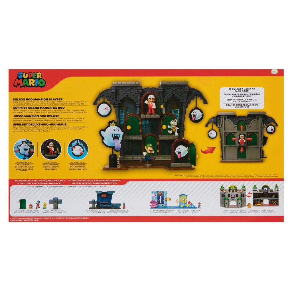 Set de juego de mansión Super Mario Boo