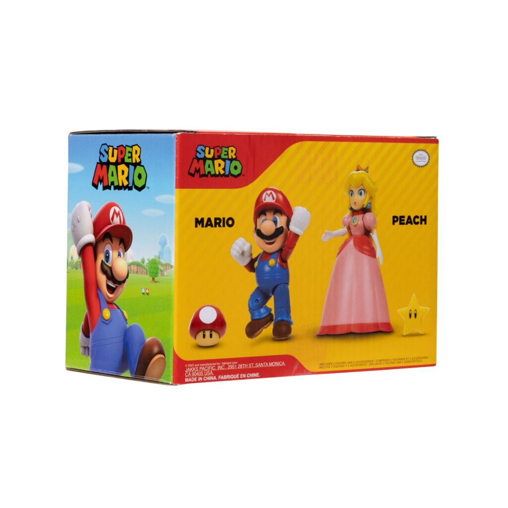 Super Mario figura Mario e Peach