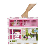 Barbie house with doll