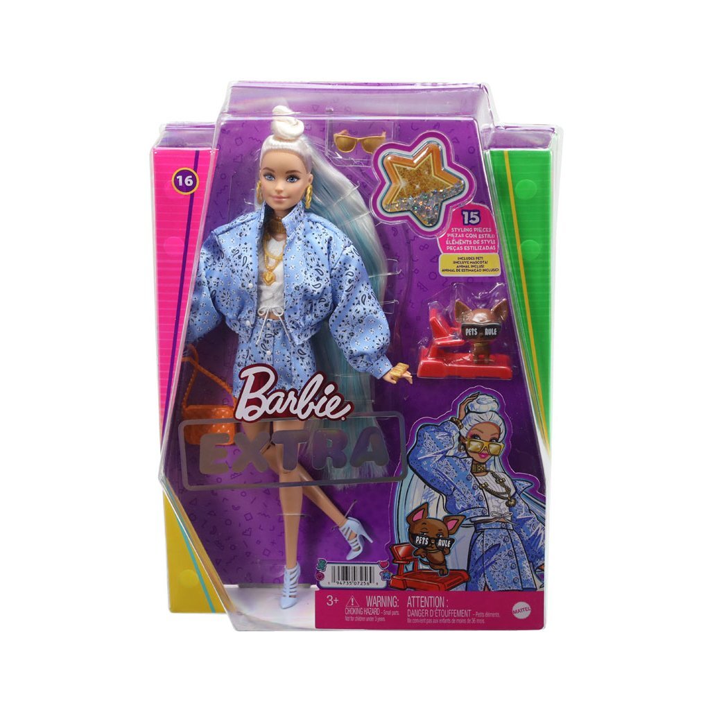 Barbie Extra Pop 16 + tilbehør