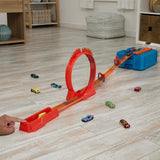 Hot Wheels Track Track Builder Flame Stunt Set