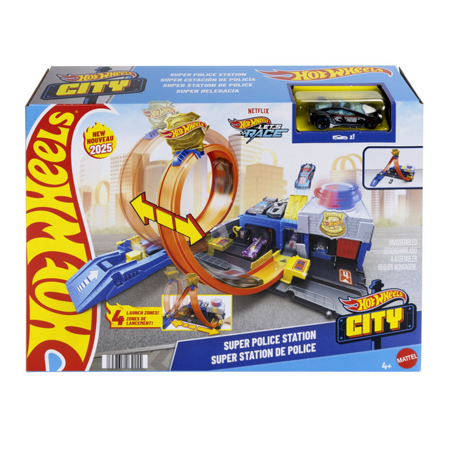Hot wheels city super politiebureau