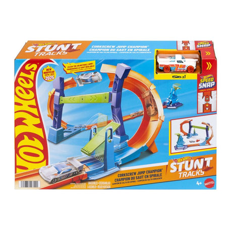Mattel hot wheels stuntbanen kurkentrekker springkampioen