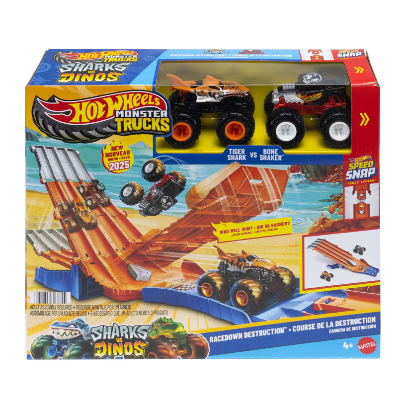 Hot wheels monster trucks monstertrucks racen en slopen